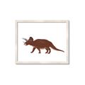 Picture of Red Triceratops  _GroupedProduct_Rectangle_Landscape_Mini_ _GroupedProduct_Rectangle_Landscape_Framed_Matted_