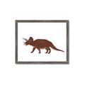 Picture of Red Triceratops  _GroupedProduct_Rectangle_Landscape_Mini_ _GroupedProduct_Rectangle_Landscape_Framed_Matted_