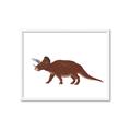 Picture of Red Triceratops  _GroupedProduct_Rectangle_Landscape_Mini_ _GroupedProduct_Rectangle_Landscape_Framed_Matted_