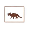 Picture of Red Triceratops  _GroupedProduct_Rectangle_Landscape_Mini_ _GroupedProduct_Rectangle_Landscape_Framed_Matted_