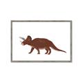 Picture of Red Triceratops  _GroupedProduct_Rectangle_Landscape_Mini_ _GroupedProduct_Rectangle_Landscape_Framed_Matted_