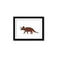 Picture of Red Triceratops  _GroupedProduct_Rectangle_Landscape_Mini_ _GroupedProduct_Rectangle_Landscape_Framed_Matted_