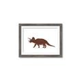 Picture of Red Triceratops  _GroupedProduct_Rectangle_Landscape_Mini_ _GroupedProduct_Rectangle_Landscape_Framed_Matted_