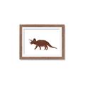 Picture of Red Triceratops  _GroupedProduct_Rectangle_Landscape_Mini_ _GroupedProduct_Rectangle_Landscape_Framed_Matted_