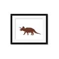 Picture of Red Triceratops  _GroupedProduct_Rectangle_Landscape_Mini_ _GroupedProduct_Rectangle_Landscape_Framed_Matted_