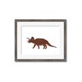 Picture of Red Triceratops  _GroupedProduct_Rectangle_Landscape_Mini_ _GroupedProduct_Rectangle_Landscape_Framed_Matted_