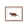 Picture of Red Triceratops  _GroupedProduct_Rectangle_Landscape_Mini_ _GroupedProduct_Rectangle_Landscape_Framed_Matted_
