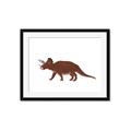 Picture of Red Triceratops  _GroupedProduct_Rectangle_Landscape_Mini_ _GroupedProduct_Rectangle_Landscape_Framed_Matted_