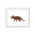 Picture of Red Triceratops  _GroupedProduct_Rectangle_Landscape_Mini_ _GroupedProduct_Rectangle_Landscape_Framed_Matted_