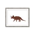 Picture of Red Triceratops  _GroupedProduct_Rectangle_Landscape_Mini_ _GroupedProduct_Rectangle_Landscape_Framed_Matted_