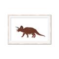 Picture of Red Triceratops  _GroupedProduct_Rectangle_Landscape_Mini_ _GroupedProduct_Rectangle_Landscape_Framed_Matted_