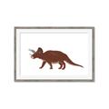 Picture of Red Triceratops  _GroupedProduct_Rectangle_Landscape_Mini_ _GroupedProduct_Rectangle_Landscape_Framed_Matted_