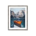 Picture of Lake Life  _GroupedProduct_Rectangle_Portrait_Framed_Matted_