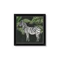 Picture of Zebra In The Jungle _GroupedProduct_Square_Framed_Matted_