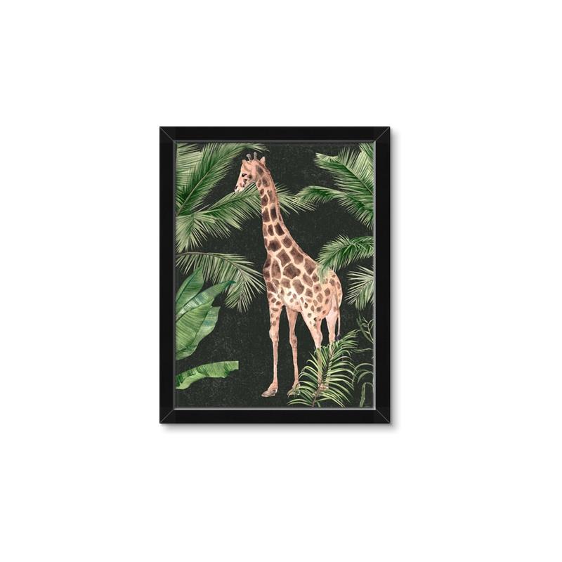 Picture of Giraffe In The Jungle _GroupedProduct_Rectangle_Portrait_Framed_Matted_