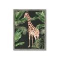 Picture of Giraffe In The Jungle _GroupedProduct_Rectangle_Portrait_Framed_Matted_