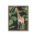 Picture of Giraffe In The Jungle _GroupedProduct_Rectangle_Portrait_Framed_Matted_