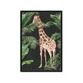 Picture of Giraffe In The Jungle _GroupedProduct_Rectangle_Portrait_Framed_Matted_