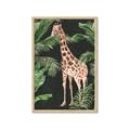 Picture of Giraffe In The Jungle _GroupedProduct_Rectangle_Portrait_Framed_Matted_