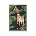 Picture of Giraffe In The Jungle _GroupedProduct_Rectangle_Portrait_Framed_Matted_
