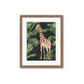 Picture of Giraffe In The Jungle _GroupedProduct_Rectangle_Portrait_Framed_Matted_