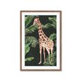 Picture of Giraffe In The Jungle _GroupedProduct_Rectangle_Portrait_Framed_Matted_