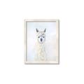 Picture of White Llama _GroupedProduct_Rectangle_Portrait_Framed_Matted_