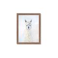 Picture of White Llama _GroupedProduct_Rectangle_Portrait_Framed_Matted_