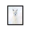 Picture of White Llama _GroupedProduct_Rectangle_Portrait_Framed_Matted_