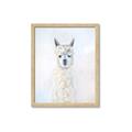 Picture of White Llama _GroupedProduct_Rectangle_Portrait_Framed_Matted_