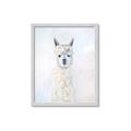 Picture of White Llama _GroupedProduct_Rectangle_Portrait_Framed_Matted_