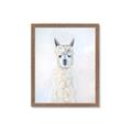 Picture of White Llama _GroupedProduct_Rectangle_Portrait_Framed_Matted_