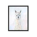 Picture of White Llama _GroupedProduct_Rectangle_Portrait_Framed_Matted_