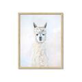 Picture of White Llama _GroupedProduct_Rectangle_Portrait_Framed_Matted_
