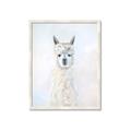 Picture of White Llama _GroupedProduct_Rectangle_Portrait_Framed_Matted_