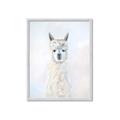 Picture of White Llama _GroupedProduct_Rectangle_Portrait_Framed_Matted_