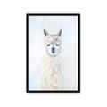 Picture of White Llama _GroupedProduct_Rectangle_Portrait_Framed_Matted_