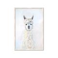 Picture of White Llama _GroupedProduct_Rectangle_Portrait_Framed_Matted_