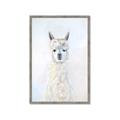 Picture of White Llama _GroupedProduct_Rectangle_Portrait_Framed_Matted_