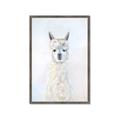 Picture of White Llama _GroupedProduct_Rectangle_Portrait_Framed_Matted_