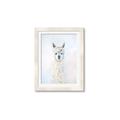 Picture of White Llama _GroupedProduct_Rectangle_Portrait_Framed_Matted_