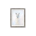 Picture of White Llama _GroupedProduct_Rectangle_Portrait_Framed_Matted_