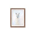 Picture of White Llama _GroupedProduct_Rectangle_Portrait_Framed_Matted_