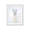Picture of White Llama _GroupedProduct_Rectangle_Portrait_Framed_Matted_