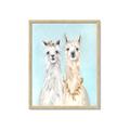 Picture of Friendly Llamas  _GroupedProduct_Rectangle_Portrait_Framed_Matted_