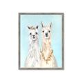 Picture of Friendly Llamas  _GroupedProduct_Rectangle_Portrait_Framed_Matted_