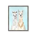 Picture of Friendly Llamas  _GroupedProduct_Rectangle_Portrait_Framed_Matted_