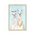 Picture of Friendly Llamas  _GroupedProduct_Rectangle_Portrait_Framed_Matted_