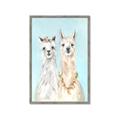 Picture of Friendly Llamas  _GroupedProduct_Rectangle_Portrait_Framed_Matted_