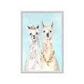 Picture of Friendly Llamas  _GroupedProduct_Rectangle_Portrait_Framed_Matted_